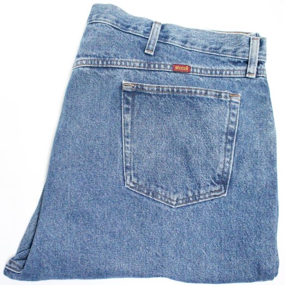 Men's Wrangler Rustler Denim Blue Jeans 46 x 30 - Picture 12 of 12